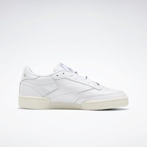 Reebok Club C 85 Turnschuhe Damen - Weiß/Silber/Grau - DE 943-ASK